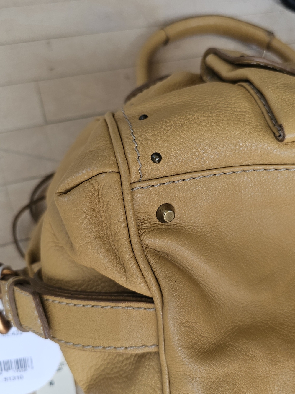 Chloe Vintage Y2K 2006 Paddington Bag Mustard Butter Leather Purse Deadstock NWT - Picture 16 of 16